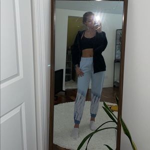 Pacsun blue tie-dye sweatpants!